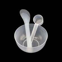 MyAoKuE-Up 3Pcs Facial Mask Bowl Set, Including A Facial Mask Bowl, A Measuring Spoon With Markings, And A Facial Mask Brush. DIY Facial Mask Tool Set. - Multicolor - View 9