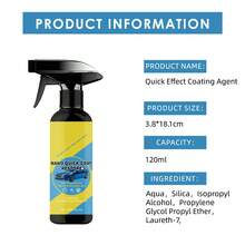 Nano Coating Spray, Car Paint Surface Polishing Renewal Daily Maintenance Gloss Coating Spray - A - View 7