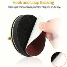 100张2英寸60-2000目砂纸，适用于铝合金、玻璃纤维、石材、塑料和其他需要研磨和抛光的有色金属表面。 - 彩色 - 查看 5