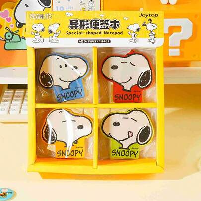 1pc 2026 New Meiman Peanut Comics Cartoon Anime Peripherals, Essential Learning Supplies For The New Year Season SnoopyStickers, Multi Colored Stickers, Alien Stickers Memos, Reminder Notes Small Gifts Multiple Styles Small Gifts For Friends And Family New Year Gifts Valentine's Day Gifts Easter Gifts, Random Styles