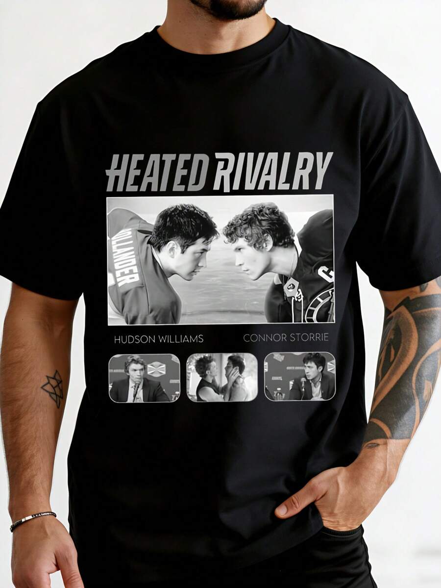 1 camiseta mexicana para mujer, camiseta Mexican vs. Hollandoff, camiseta Hudson Williams Conner Staley, camiseta para hombre, 100% tela, cuello redondo, manga corta, corte regular, ropa casual, adecuada para todas las estaciones, 80g opción ideal, camiseta cómoda de 180g para la familia, camiseta moderna estilo Y2K, camiseta lavable a máquina, camiseta de textura suave, un bonito regalo para mujeres, camiseta de cuello redondo. - Negro - Ver 1