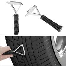 Tire Repair Patch Tools Kit, Tire Tungsten Carbide Buffing Wheels, Includes 42mm Tungsten Steel Buffing Wheel, Tire Patch Roller, And Scraping Cutter - A - View 5