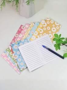 12pcs Spring Daisy Pocket Notebooks - Lined Pages, Durable Saddle Stitched Binding - Multicolor - View 4