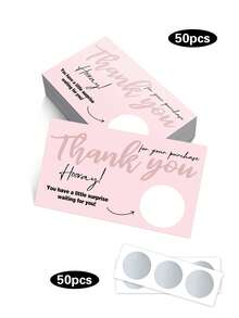 50张刮刮卡优惠券 - 万圣节、圣诞节及所有季节性促销活动的理想之选 - 彩色 - 查看 17