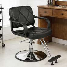 Artist hand Hydraulic Salon Chair For Hair Stylist Tattoo & Spa Equipment - 黑色 - 查看 8