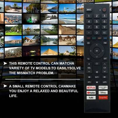 适用于海思4K超高清安卓智能电视的全新ERF3J80H遥控器