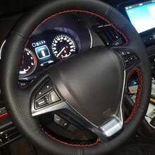 Handsydd rattöverdrag i PU-läder passar Changan 13-19 CS 15 55 75 95 EV - Changan 13-19 CS 15 55 75 95 EV - Visa 2