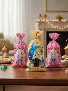50/100个原装阿拉伯节日零食袋，中东节日礼品袋，新月形糖果袋，节日小包装袋 - 查看 10