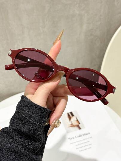 1pc Oval Leopard Personality Classic Elegant Exquisite Ins Style Women Fashion Eyeglasses For Daily Life Driving Camping Street Snap Tropical Beach Vacay Fashion Accessories Suitable For All Face Shapes