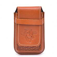 Capa Celular Universal Prende no Cinto Bainha Country - Caramelo - Visão 13