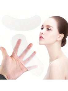 2pcs Neck Wrinkle Patches, Reusable Silicone Pads, Medical Grade, Suitable For Side Sleepers Night Care - Multicolor - View 4