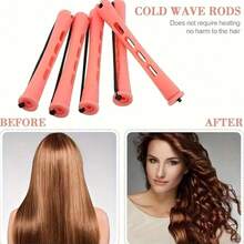 10/30/40 piezas Juego de varillas de permanente DIY, 4 tamaños de varillas de permanente en frío, pueden rizar el cabello sin calentamiento, adecuado para cabello largo, mediano y corto, herramientas de peinado DIY, decoración del cabello, kit de herramientas de peinado, kit de herramientas para el cabello, accesorios para el cabello en el hogar, verano, vacaciones, viaje - Multicolor - Ver 3