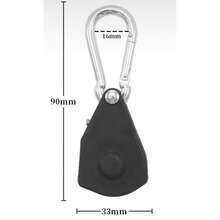 可伸缩重型棘轮捆绑带，带滚轮和登山扣，采用滑轮系统，适用于各种捆绑用途，例如皮划艇、悬挂植物、植物生长灯和帐篷。 - A - 查看 10