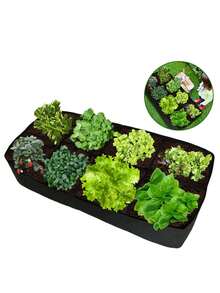 1pc Non-Woven Felt Planting Bag, 4/8 Holes Garden Flower Pot Vegetable Cultivation Planting Bag, Farm & Garden Supplies - Multicolor - View 10