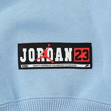 Jordan Chaqueta de sudadera de punto para mujer AS W J BRK FLC FZ MOD CRP JD IO1075-422 - Azul y blanco - Ver 4