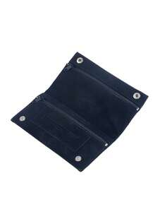 Hộp đựng thuốc lá giả da lộn cao cấp - Dành cho cả nam và nữ, thiết kế nhiều ngăn, túi mềm, khóa kéo an toàn, móc kim loại, phụ kiện hút thuốc | Hộp giả da thời trang | Móc kim loại, kẹp thuốc lá, túi đựng thuốc lá cuốn tay bằng da - Nhiều màu - View 14