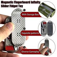 Diapasón obstáculos magnético Fidget juguete para niños azulejos deslizador Spinner conjunto de construcción 3d impreso alivio del estrés regalo divertido para niños N7Q4 - A2 - Ver 4