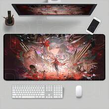 Large Wuthering Waves Phrolova Mouse Pad XXL Gaming Computer Gamer PC Keyboard Mouse Mats Non-Slip Rubber Laptop Rubber Mousepad - A10 - View 17