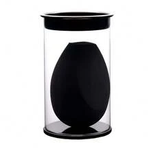 Black Makeup Sponge Egg, Black Water Drop Shaped Stamp Makeup Sponge Puff - Makeup Sponge Puff - View 9