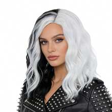 Men's And Women's Fluffy Shoulder Wave Shaped Adult Wig Medium Long Fluffy Role Playing Curly Wig Men's Long Wig Halloween Costume Party Daily Dress Up Wig - Multicolor - View 12