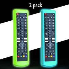 Vỏ bọc bảo vệ điều khiển từ xa TV thông minh bằng silicon, chống trượt, phát sáng trong bóng tối, nhiều màu sắc, đóng gói đơn, thích hợp cho trường học, văn phòng, nhà cửa, du lịch, túi xách và sắp xếp đồ đạc, quà tặng Ngày của Mẹ, trang trí phòng ngủ, sân vườn, trang trí nhà bếp, mùa hè, bãi biển, đồ dùng cần thiết khi đi du lịch, trang trí phòng, đồ chơi mềm dẻo, quà tốt nghiệp. - trời xanh - Xem 11