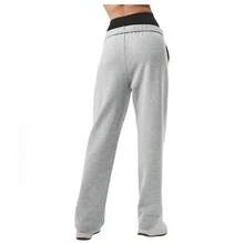 Alo Yoga Women's Accolade Straight Leg Sweatpant | Premium Heavyweight French Terry Fleece Track Pants | Soft Brushed Interior Loose Fit Lounge Pants | High-Waisted Open Bottom Luxury Joggers | Urban Fashion Wide Leg Cozy Sweatpants | Minimalist Streetwear Trousers With Chrome Logo - Heather Grey - View 2