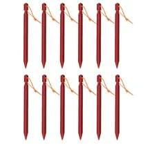 Aluminum Alloy Tent Stakes, Durable And Lightweight Metal Tent Pegs, Sturdy Outdoor Camping Nails - A - View 13