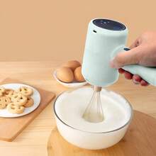 Portable Electric Milk Frother - Milk Foamer, Powerful Hand Held Milk Frother, Kitchen Food Mixer, Coffee Stirrer, Egg Beater, Stainless Steel Drink Mixer, Practical Barista Set For Daily Home Use, Time And Effort Saving, Convenient And Practical - Multicolor - View 2