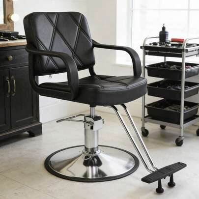 Artist hand Hydraulic Salon Chair For Hair Stylist Tattoo & Spa Equipment