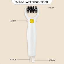 3-In-1 Multifunctional Handcraft Tool Set, Includes Trimming Brush, 3-In-1 Weeding Tool, Brush, Scraper, Punching Tool, Embossing Tool, Retractable Design, Suitable For DIY Paper Cutting, Scrapbooking, Etc. - TT565 - View 3