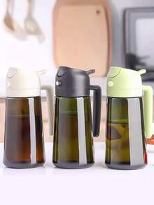 2-In-1 Olive Oil Dispenser, 470ml/600ml, Suitable For Grilling, Salad, Air Fryer, Party And More Cooking Occasions - Multicolor - View 8