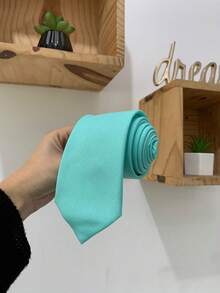 top ties Men Bow Ties - Màu xanh Bạc hà - Xem 3