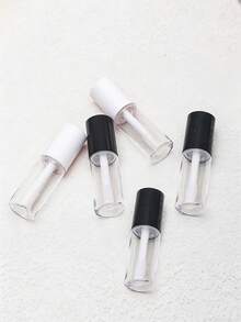 5pcs/Set 4ml/0.1oz Mini Travel Size Liquid Foundation, Concealer, Lip Gloss Bottles, Portable Makeup Containers With Twist Cap, Fragrance-Free, Suitable For Cosmetic Samples And Toiletries, Ultra-Compact TSA-Friendly Set For On-The-Go Beauty, Clear Leak-Resistant Vials, Refillable Containers, Ideal For Mini Skincare, Foundation Or Lip Gloss Trials, Travel Friendly Packaging, Lightweight Travel Essentials, Fashionable Clear Cosmetic Containers For Sampled Makeup, Multi-Function Travel Kit For Everyday Glam On The Move - Multicolor - View 10