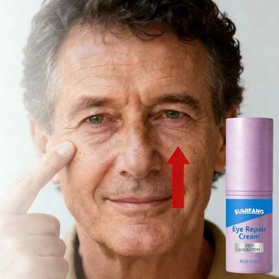 SUMIFANG 眼霜，减少黑眼圈，紧致抚平皱纹，滋润舒缓眼周肌肤，淡化细纹和鱼尾纹，提拉紧致，抚平干燥和皱纹，每日使用有助于延缓眼部衰老，保持年轻容颜。