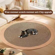 Colorful Cat Scratching Board, Durable Cat Mat, Stylish Design for Home Decor - Model: 4233.ppcb - cofre 15.75*15.75 pulgadas - Ver 7