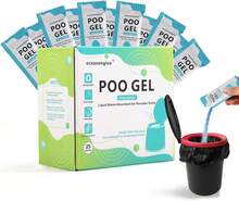 000Portable Toilet Absorbent Gel, Portable Toilet Powder Poo Urine Powder For Camping Outdoor Hiking-1 - 25 Packets - View 8