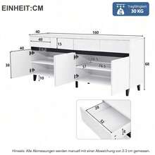 Storage Cabinets - White + Particle Board-1 - View 7