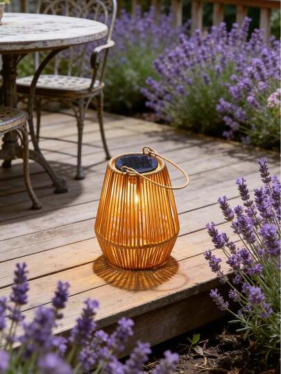 Solar Powered LED Lanterns, Outdoor Waterproof Hanging Lights, For Yard, Garden, Patio, Porch, Trees, Pathway, Lawn, Christmas Outdoor Decoration, 2 Pack