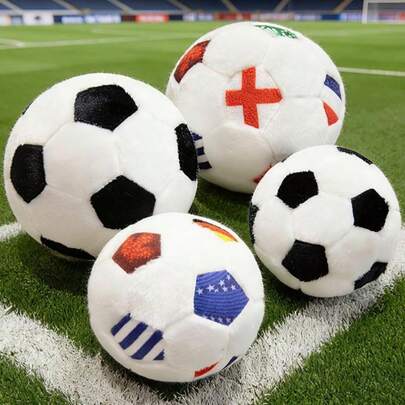 New World Cup Soccer Plush Toys, Perfect For Football Fans, Birthday Gifts, Valentine's Day, Mother's Day, And Children's Day.
