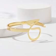 Personalized Arabic Letter Bangle Bracelet For Men And Women,Custom 18K Gold Arbic Letter Bracelet, Adjustable Cuff, Islamic Gift, Eid Gift - Multicolor - View 4