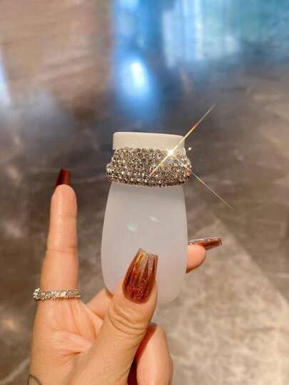 25g Soft Tube Refillable Bottle, 1pc Luxury Rhinestone Embellished Hand Cream/Face Cream Squeeze Tube, Travel Friendly Dispenser For Liquid Products Like Body Wash, Suitable For DIY, Gift