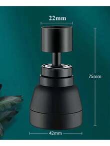 三通黄铜厨房水龙头喷头，厨房水龙头延长软管 - 銀短線 - 查看 6