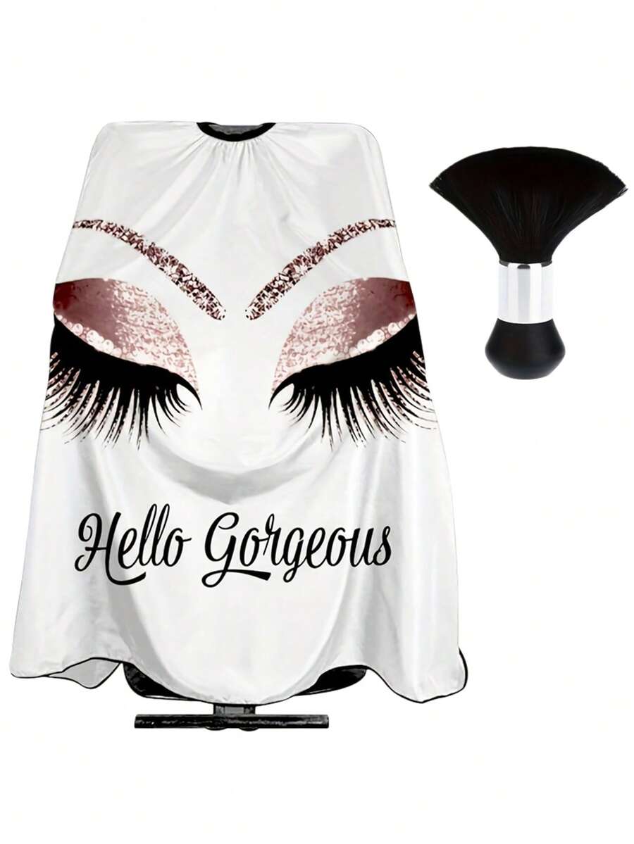 Stylish Creative Pattern Professional Hairdresser Apron, Beautiful Hairstyling Apparel - Multicolor - View 1