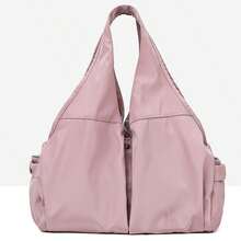 Bolsa de gimnasio y yoga impermeable de gran capacidad para mujer, con compartimentos independientes de múltiples capas y separación de seco y húmedo, bolsa de deporte portátil para ocio al aire libre - Rosa vieja - Ver 10
