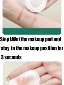 100 Pcs Disposable Makeup Pads, Round Makeup Remove Pads, Ultra Soft Cleansing Cloths For Adults, Disposable Makeup Removal Soft Cleaning Pads - Hot Pink - View 9