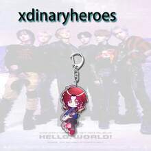 Xdinaryheroes Stylish Anime Peripheral Keychain, Student Backpack Decor Acrylic Pendant Gift - Multicolor - View 7