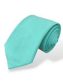 top ties Men Bow Ties - Màu xanh Bạc hà - Xem 1