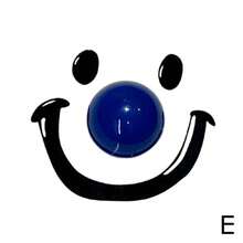 Tapa de inodoro con bola de sonrisa de dopamina, evita tocar la tapa del inodoro, abridor de tapa de asiento de inodoro de mano para accesorios de Wc de baño K9U7 - Azul - Ver 1