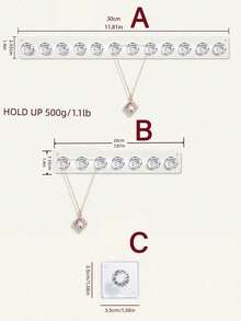 1 chiếc giá treo trang sức trong suốt gắn tường - Giá trưng bày nhiều móc cho vòng cổ, vòng tay và bông tai - Lý tưởng cho bàn trang điểm, tủ và ký túc xá, hoàn hảo cho việc cất giữ đồ dùng của phụ nữ, du lịch, trang trí mùa thu và trang trí Halloween. - Nhiều màu - Xem 7