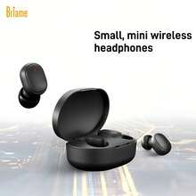 Briame Mini Bluetooth Earphones, Wireless Headphones, Hands-Free Calling Earbuds With Microphone, 150mAh Battery - Black - View 9